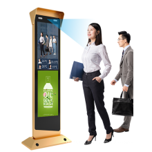 Ai Outdoor Temperature Kiosk Interactive TV Digital Signage and Displays Advertising Players  with Face Recognition